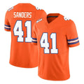 Punc D.Broncos #41 Drew Sanders Player Orange Limited Alternate Vapor F.U.S.E. Throwback Game Stitched Jerseys