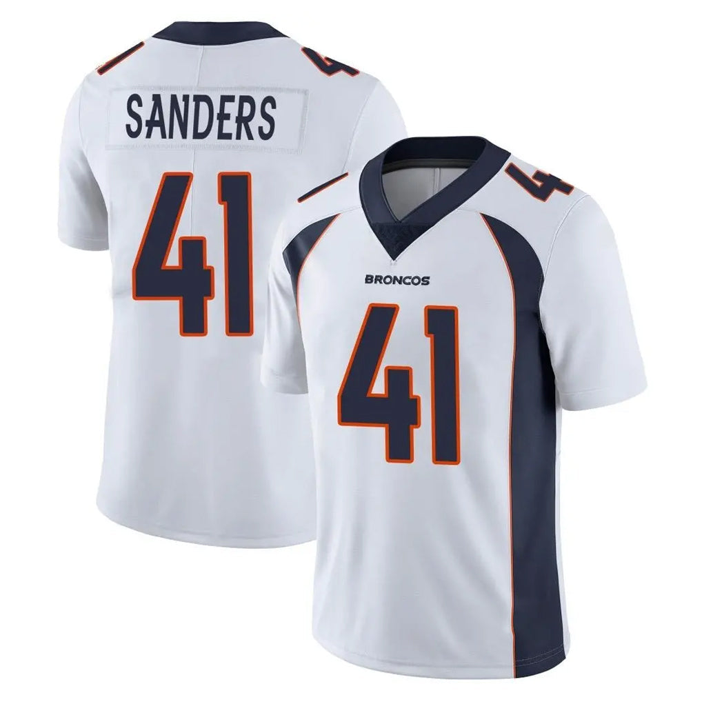 Punc D.Broncos #41 Drew Sanders Player White Vapor Untouchable Limited Home Game Stitched Jerseys