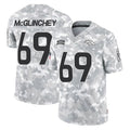 Punc D.Broncos #69 Mike McGlinchey Player Arctic Camo Salute To Service Limited Stitched Jerseys