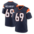 Punc D.Broncos #69 Mike McGlinchey Player Navy Home Game Stitched Jerseys