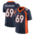 Punc D.Broncos #69 Mike McGlinchey Player Navy Vapor Untouchable Limited Game Stitched Jerseys