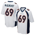 Punc D.Broncos #69 Mike McGlinchey Player White Game Stitched Jerseys