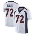 Punc D.Broncos #72 Garett Bolles Player White Vapor Untouchable Limited Home Game Stitched Jerseys