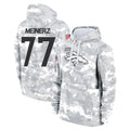 Punc D.Broncos #77 Quinn Meinerz Player Arctic Camo Salute to Service Hoodies Limited Game Stitched Jerseys