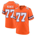 Punc D.Broncos #77 Quinn Meinerz Player Orange Alternate Collection Throwback Game Stitched Jerseys