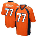 Punc D.Broncos #77 Quinn Meinerz Player Orange Color Home Game Stitched Jerseys