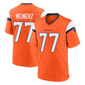 Punc D.Broncos #77 Quinn Meinerz Player Orange Home Game Stitched Jerseys