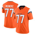 Punc D.Broncos #77 Quinn Meinerz Player Orange Vapor F.U.S.E. Limited Home Game Stitched Jerseys
