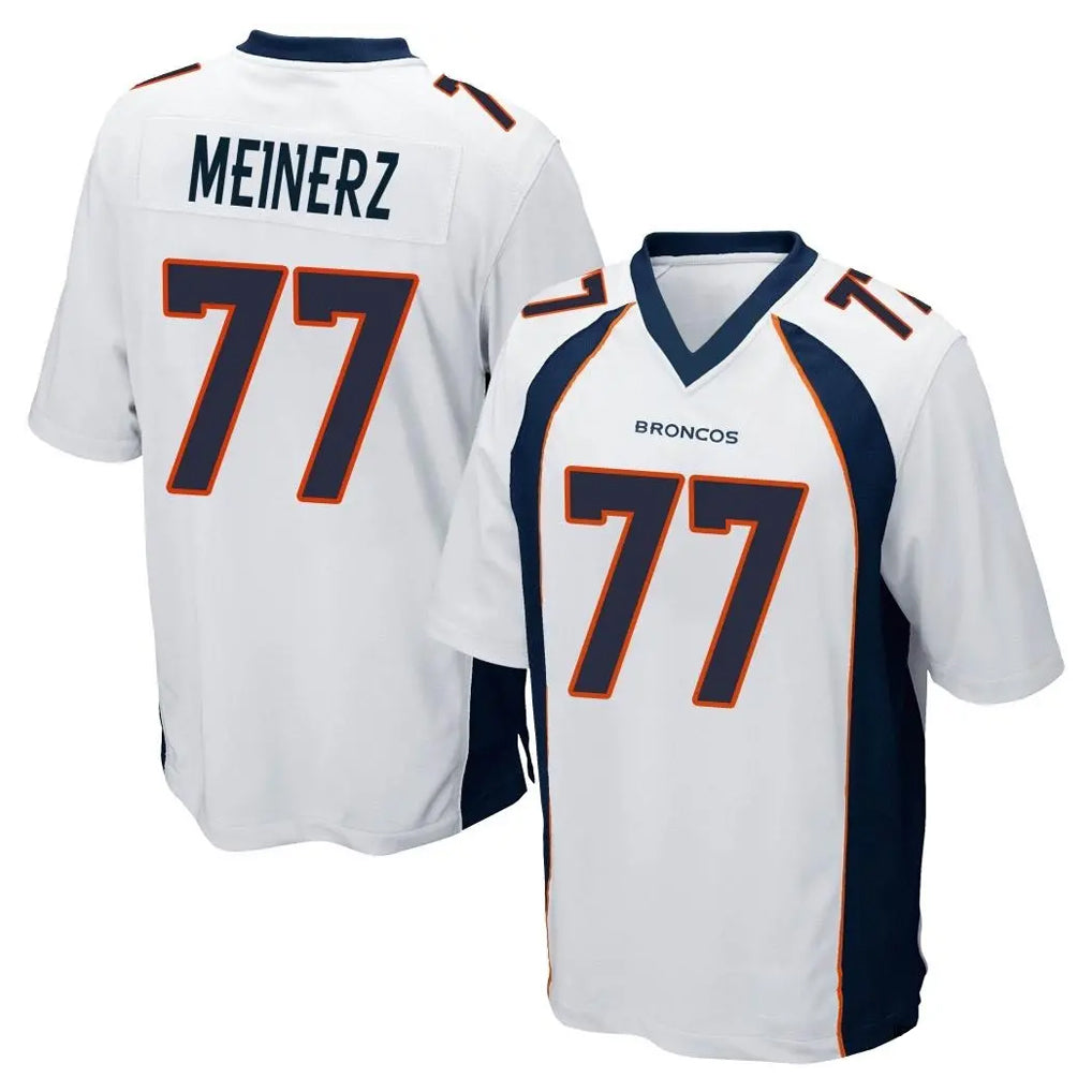 Punc D.Broncos #77 Quinn Meinerz Player White Game Stitched Jerseys