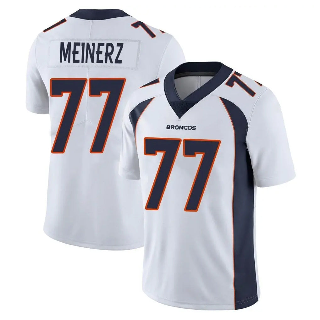 Punc D.Broncos #77 Quinn Meinerz Player White Vapor Untouchable Limited Home Game Stitched Jerseys