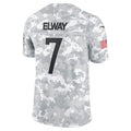 Punc D.Broncos #7 John Elway Player Arctic Camo Salute to Service Limited Stitched Jerseys
