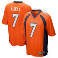 Punc D.Broncos #7 John Elway Player Orange Game Stitched Jerseys