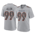 Punc D.Broncos #99 Zach Allen Player Gray Atmosphere Fashion Limited Game Stitched Jerseys