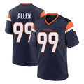 Punc D.Broncos #99 Zach Allen Player Navy Home Game Stitched Jerseys