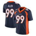 Punc D.Broncos #99 Zach Allen Player Navy Vapor Untouchable Limited Game Stitched Jerseys