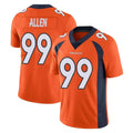 Punc D.Broncos #99 Zach Allen Player Orange Color Vapor Untouchable Limited Game Stitched Jerseys