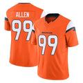 Punc D.Broncos #99 Zach Allen Player Orange Vapor F.U.S.E. Limited Home Game Stitched Jerseys