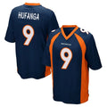 Punc D.Broncos #9 Talanoa Hufanga Player Navy Game Stitched Jerseys