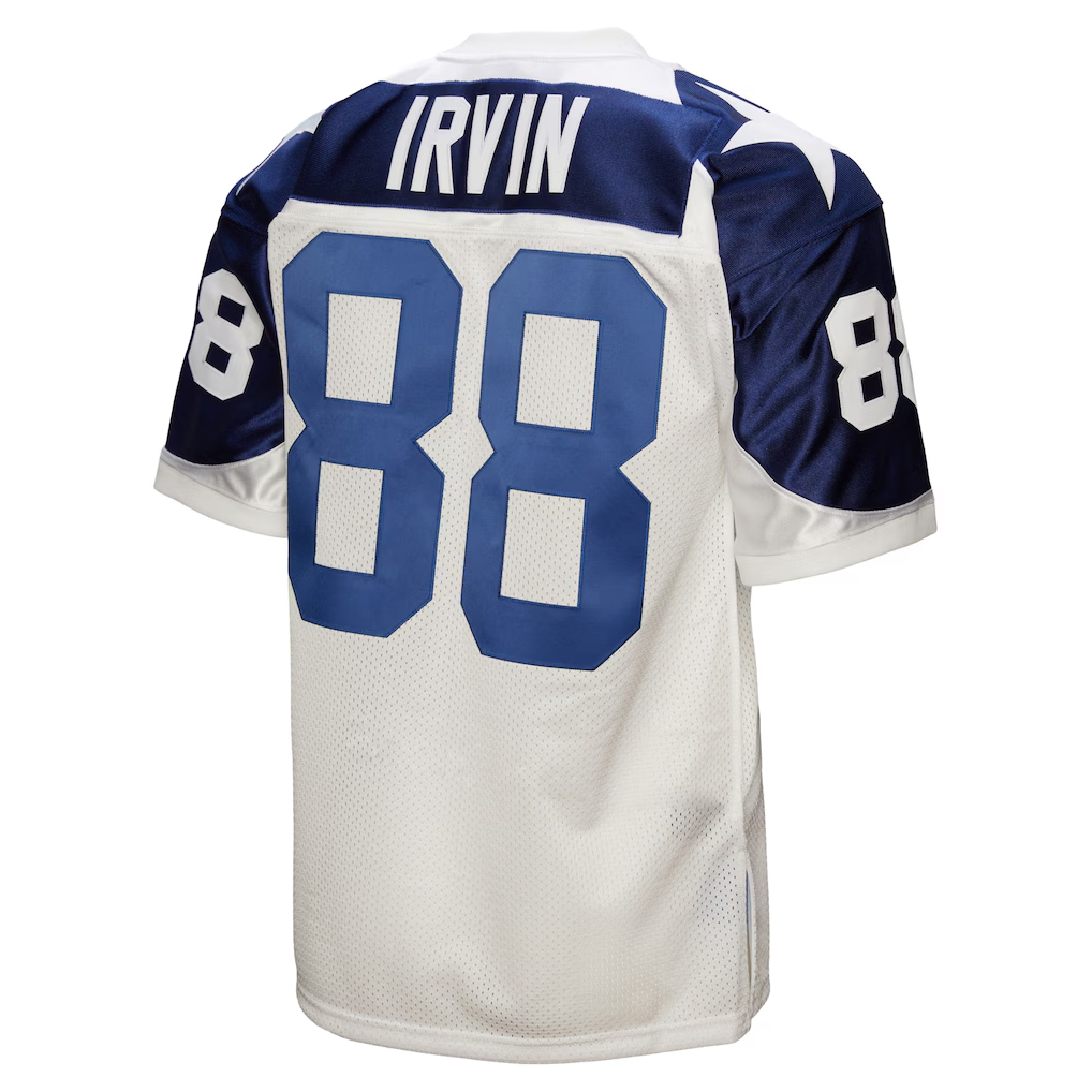 Punc D.Cowboys 1994 #88 Michael Irvin Mitchell & Ness White Authentic Throwback Retired Player Jersey