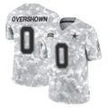 Punc D.Cowboys #0 DeMarvion Overshown Player Arctic Camo Salute to Service Limited Home Game Stitched Jerseys
