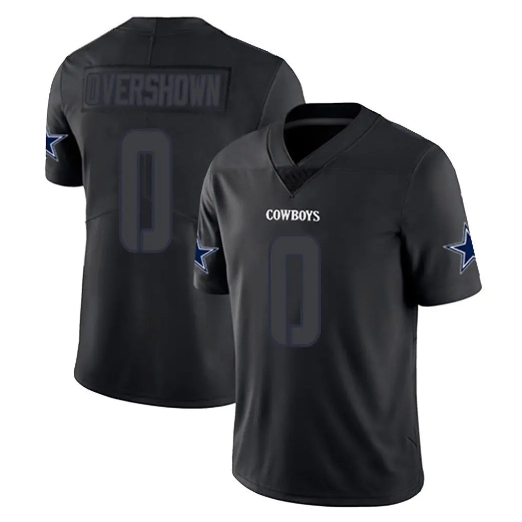 Punc D.Cowboys #0 DeMarvion Overshown Player Black Impact Limited Home Game Stitched Jerseys