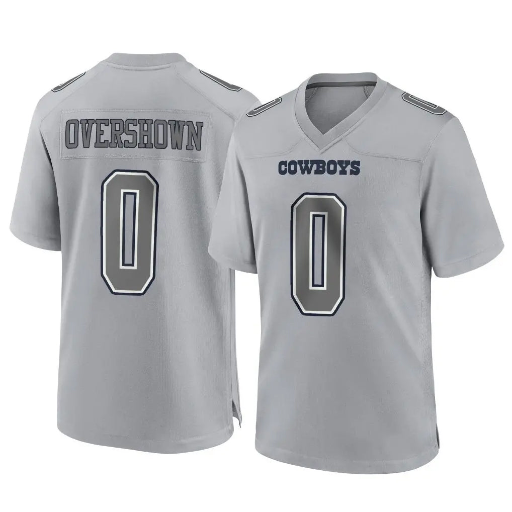 Punc D.Cowboys #0 DeMarvion Overshown Player Gray Atmosphere Fashion Home Game Stitched Jerseys