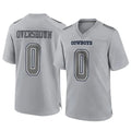 Punc D.Cowboys #0 DeMarvion Overshown Player Gray Atmosphere Fashion Home Game Stitched Jerseys