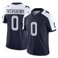 Punc D.Cowboys #0 DeMarvion Overshown Player Navy-White Limited Alternate Vapor F.U.S.E. Home Game Stitched Jerseys