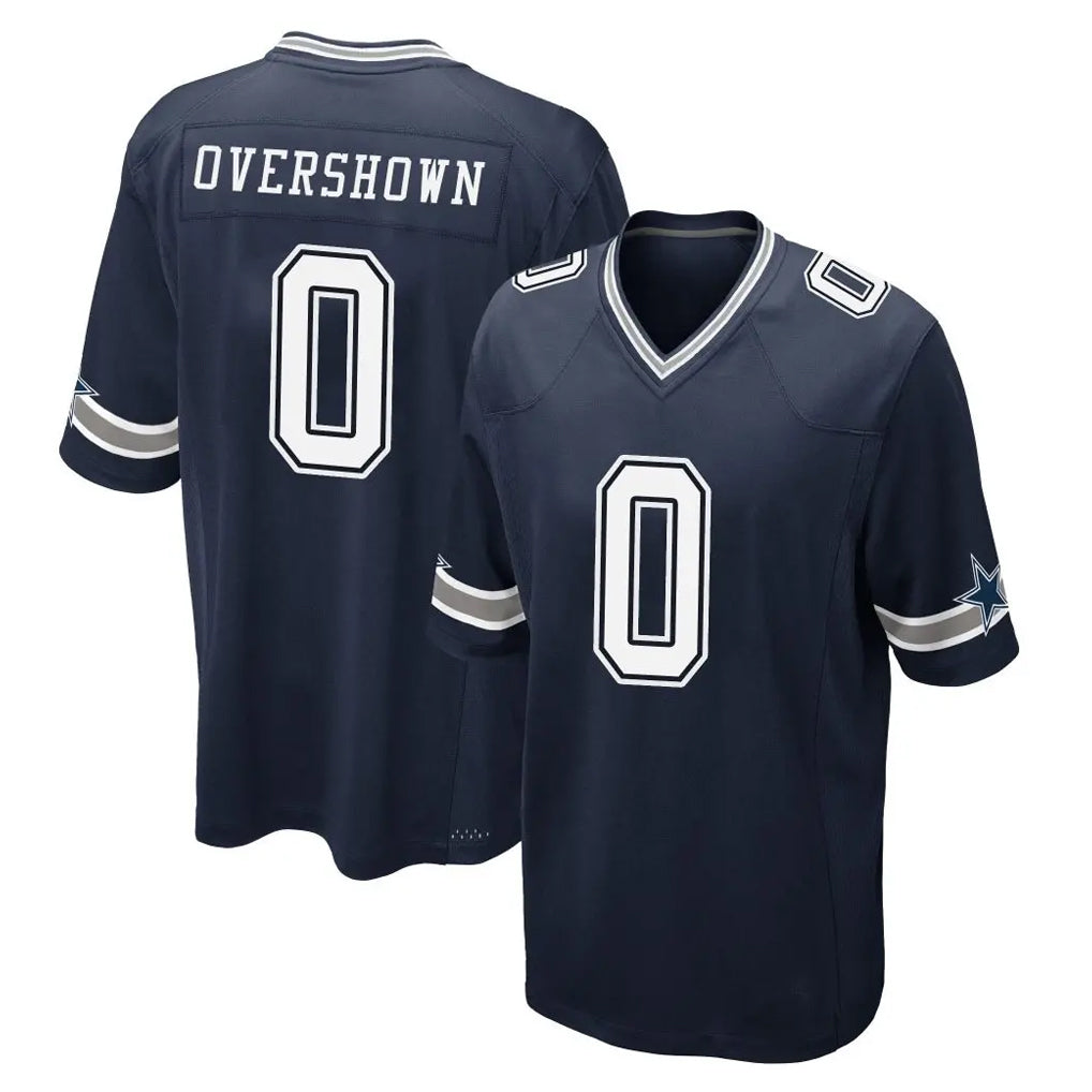 Punc D.Cowboys #0 DeMarvion Overshown Player Navy Home Game Stitched Jerseys