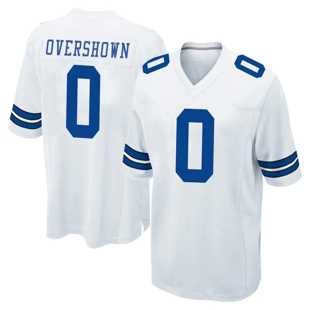 Punc D.Cowboys #0 DeMarvion Overshown Player White Home Game Stitched Jerseys