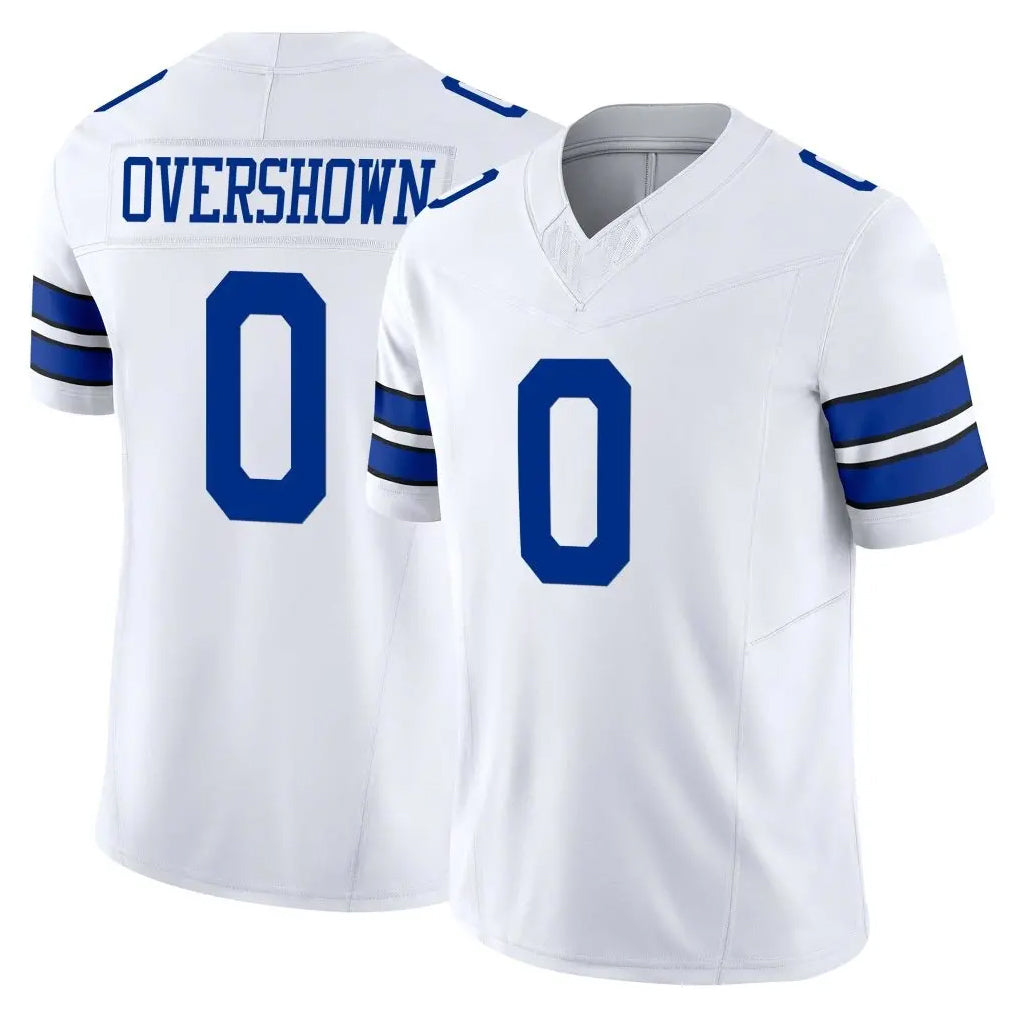 Punc D.Cowboys #0 DeMarvion Overshown Player White Limited Vapor F.U.S.E. Home Game Stitched Jerseys