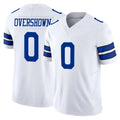 Punc D.Cowboys #0 DeMarvion Overshown Player White Limited Vapor F.U.S.E. Home Game Stitched Jerseys