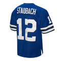 Punc D.Cowboys #12 Roger Staubach Mitchell & Ness Navy Big & Tall 1971 Legacy Retired Player Stitched Puhic Jersey