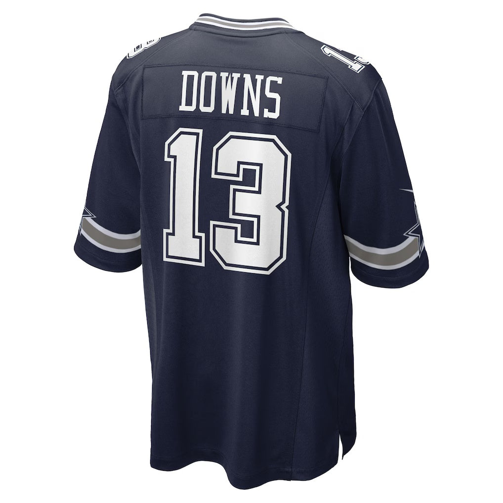 Punc D.Cowboys #13 Caleb Downs Navy 2026 Draft First Round Pick No. 11 Team Game Stitched Jerseys