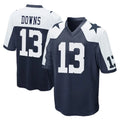 Punc D.Cowboys #13 Caleb Downs Player Navy-White Alternate Home Game Stitched Jerseys