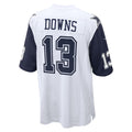 Punc D.Cowboys #13 Caleb Downs White Alternate Game Stitched Jerseys