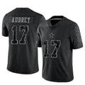 Punc D.Cowboys #17 Brandon Aubrey Player Black REFLECTIVE Limited Stitched Jerseys