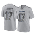 Punc D.Cowboys #17 Brandon Aubrey Player Gray Atmosphere Fashion Home Game Stitched Jerseys