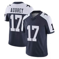 Punc D.Cowboys #17 Brandon Aubrey Player Navy-White Limited Alternate Vapor Untouchable Home Game Stitched Jerseys