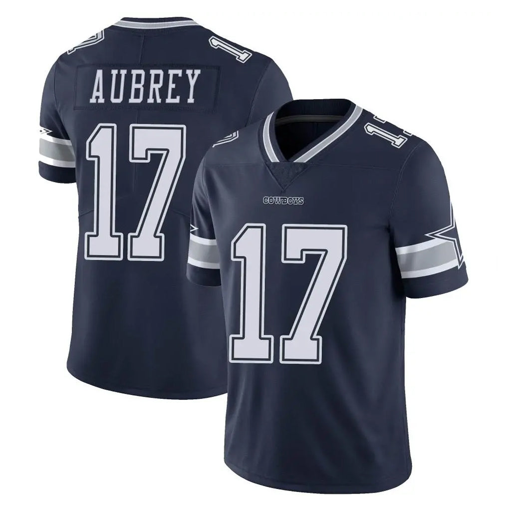 Punc D.Cowboys #17 Brandon Aubrey Player Navy Vapor Untouchable Limited Home Game Stitched Jerseys