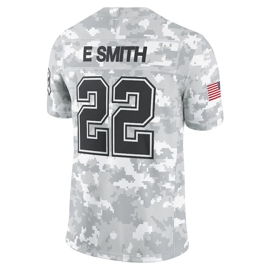 Punc D.Cowboys #22 Emmitt Smith Player Arctic Camo Salute to Service Limited Stitched Jerseys