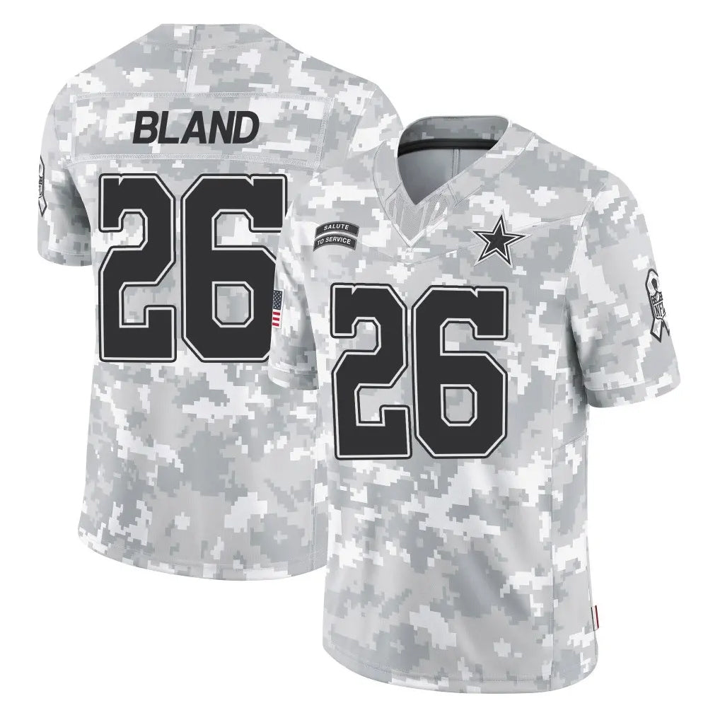 Punc D.Cowboys #26 DaRon Bland Player Arctic Camo Salute to Service Limited Home Game Stitched Jerseys