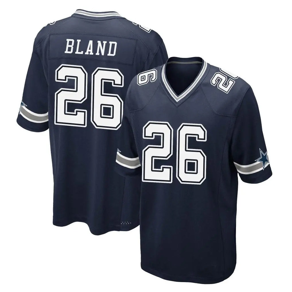 Punc D.Cowboys #26 DaRon Bland Player Navy Home Game Stitched Jerseys