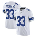 Punc D.Cowboys #33 Javonte Williams Player White Vapor Untouchable Limited Home Game Stitched Jerseys