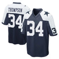 Punc D.Cowboys #34 Jalen Thompson Player Navy-White Alternate Home Game Stitched Jerseys
