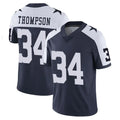 Punc D.Cowboys #34 Jalen Thompson Player Navy-White Limited Alternate Vapor Untouchable Home Game Stitched Jerseys