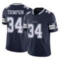 Punc D.Cowboys #34 Jalen Thompson Player Navy Limited Vapor F.U.S.E. Home Game Stitched Jerseys