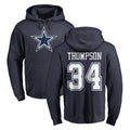 Punc D.Cowboys #34 Jalen Thompson Player Navy Pullover Hoodies Limited Stitched Jerseys