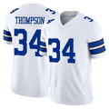 Punc D.Cowboys #34 Jalen Thompson Player White Limited Vapor F.U.S.E. Home Game Stitched Jerseys