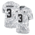 Punc D.Cowboys #3 George Pickens Player Arctic Camo Salute to Service Limited Home Game Stitched Jerseys